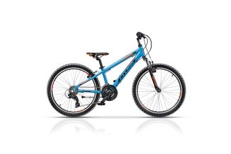Bicicleta copii mtb CROSS Speedster Boy 24 - Albastru | 8-10 ani