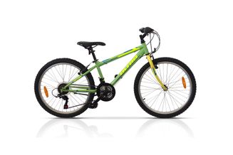 Bicicleta copii mtb ULTRA Storm 24 - Verde | 8-10 ani