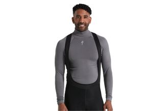 Bluza SPECIALIZED Men's Seamless Roll Neck LS Base Layer - Grey
