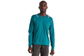 Tricou SPECIALIZED Men's Trail Air LS - Tropical Teal